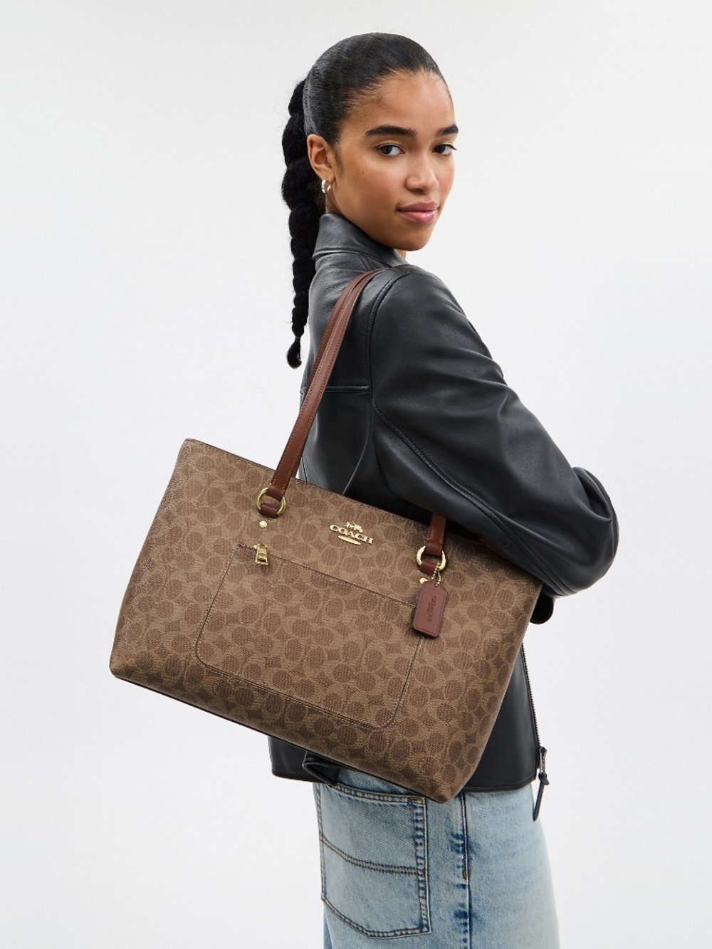 Coach Outlet Station Tote Bag In Signature Canvas